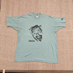Vintage ghoulardi shirt mens 2xl blue 1990s single stitch face